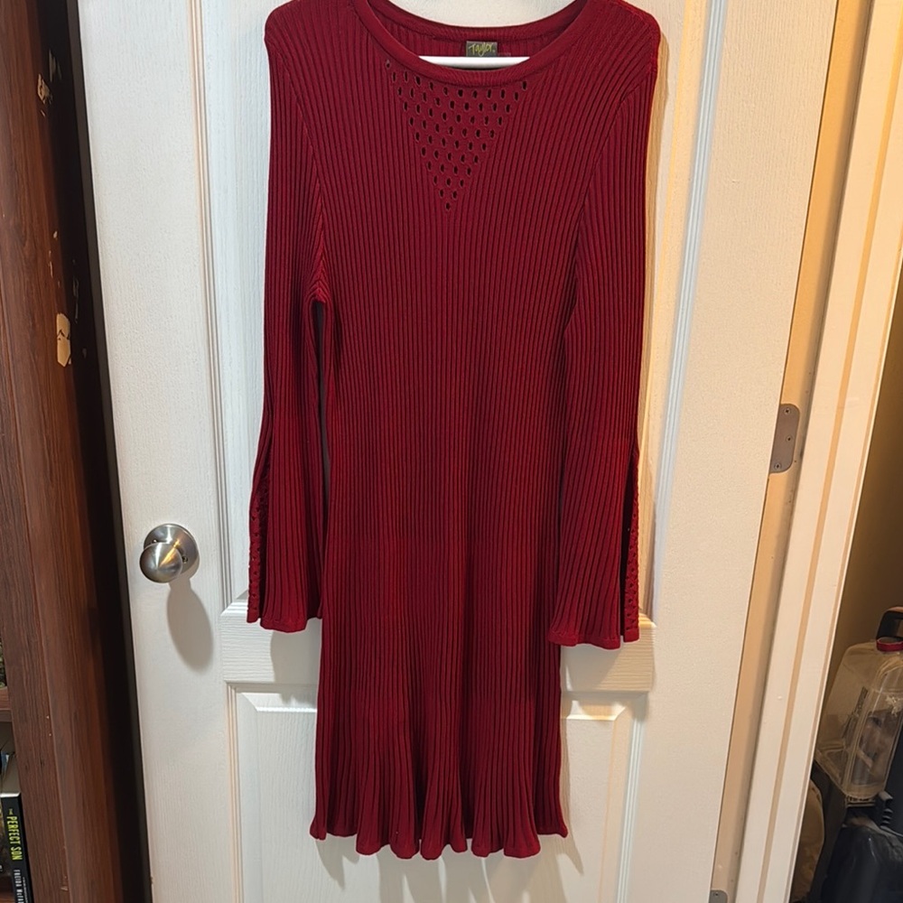 Taylor Burgundy Knit Top